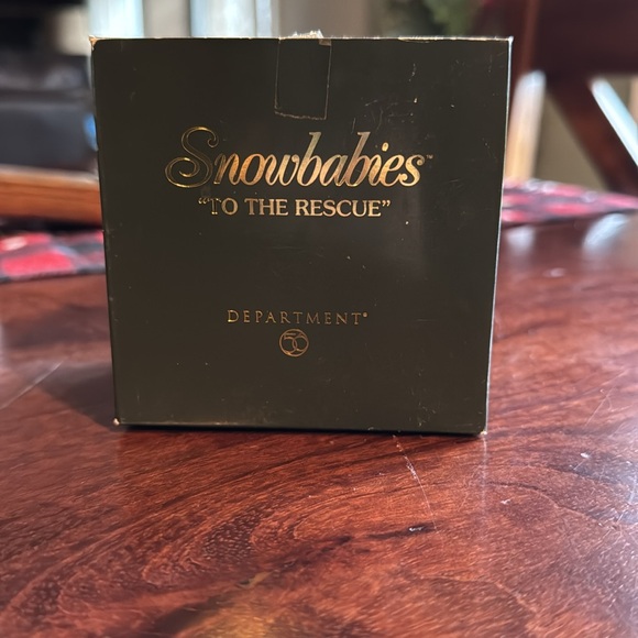 Department 56 Miniature Snowbaby  “To The Rescue” Firefighter Figurine - Picture 5 of 6